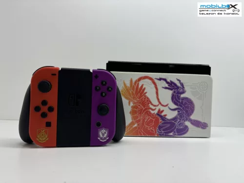 Nintendo Switch OLED Model Pokémon Scarlet & Violet Edition Játékkonzol használt