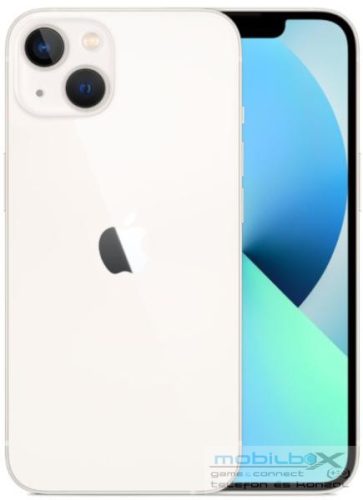 Apple iPhone 13 128GB Starlight,100%-os akku, felújított