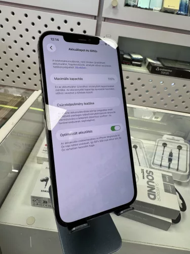 Apple iPhone 12 Pro Max 128GB, 100%-os akkumulátorral - használt