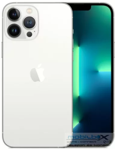 iPhone 13 Pro Max 128 GB Silver új állapot 100% akku 