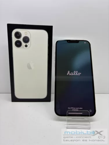 iPhone 13 Pro Max 128 GB Silver új állapot 100% akku 