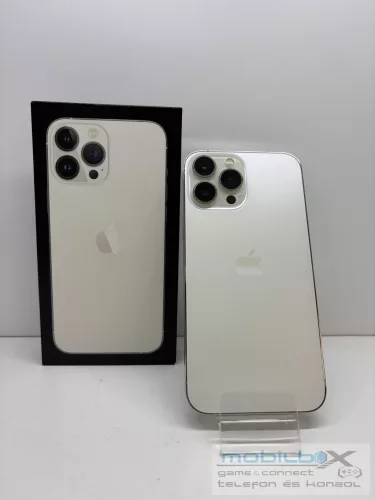 iPhone 13 Pro Max 128 GB Silver új állapot 100% akku 