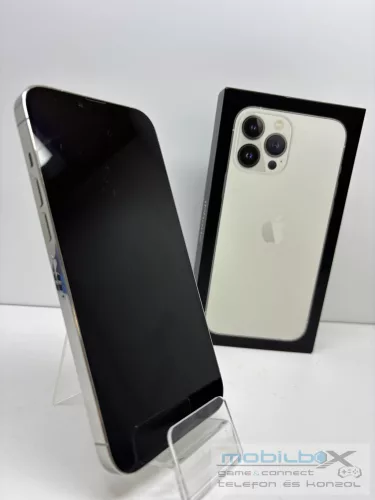 iPhone 13 Pro Max 128 GB Silver új állapot 100% akku 