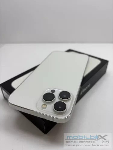 iPhone 13 Pro Max 128 GB Silver új állapot 100% akku 