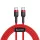 Baseus Cable  USBC-USBC pd2.0 60W piros szövet 1 méter  piros