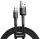 Baseus Cable USBA-Micro usb 3 méter 2A szövet fekete 