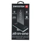 Swissten Powerbank 10000 mAh vésztöltő