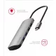 SWISSTEN USB-C HUB 4-IN-1 4x USB 3.0 ALUMINIUM
