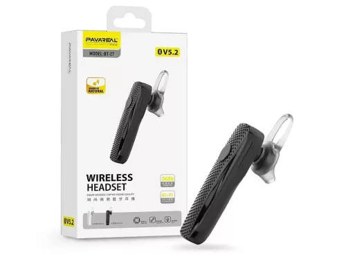Pavareal bt-27 bluetooth headset mono fekete