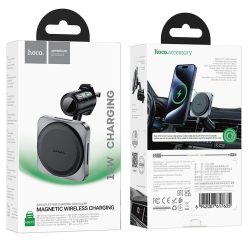   Hoco Hw15 Mágneses autóstartó szellőzőre 15w vezetéknélküli töltéssel