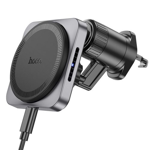 Hoco Hw15 Mágneses autóstartó szellőzőre 15w vezetéknélküli töltéssel