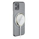 FORCELL F-ENERGY PowerPod vezeték nélküli töltő gyűrűs/rúgó állvánnyal, Magsafe töltő 15W