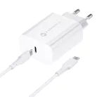 Forcell 25w-os usb-c töltő szett, c-c kábellel