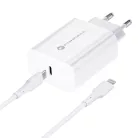 Forcell 20w-os usb-c töltő szett, c-lightning kábellel