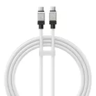 Baseus CoolPlay Type-C-Type-C adatkábel, 100W, 1m, fehér 