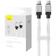 Baseus Cable Coolplay USBC-USBC adatkábel gumis pd  100W 2 méter, fehér