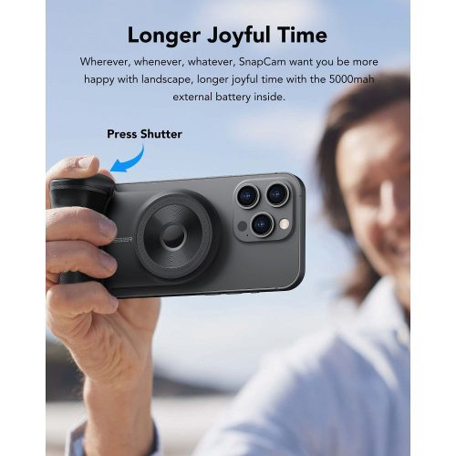 Veger Tourist Snapcam Powerbank és fotós markolat , 5000mAh  VEGER Snapcam (w0569)