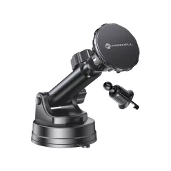  FORCELL F-Grip  Exelence autós tartó telefonhoz a szélvédőre/középkonzolra/szellőzőnyílásra mágneses ,MAGSAFE fekete
