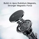 FORCELL F-Grip  Exelence autós tartó telefonhoz a szélvédőre/középkonzolra/szellőzőnyílásra mágneses ,MAGSAFE fekete