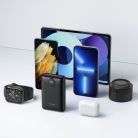 VEGER powerbank 20 000 mAh PD QC3.0 2A 22,5W S20 (W2053) fekete