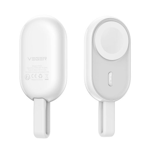 VEGER powerbank 1200 mAh Apple Watch  (W0102) fehér 