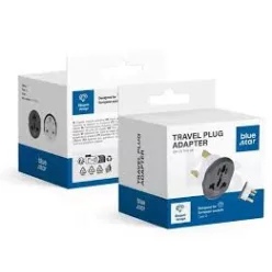 Bluestar utazó adapter GO TO UK (Type G) 13A fehér