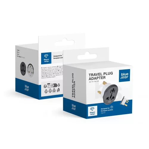 Bluestar Travel Adapter Go To UK (Anglia )