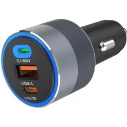 Forcell autóstöltő szivargyujtó 2x USBC 1X USBA 85w 