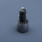 FORCELL F-ENERGY Alu autós töltő 2 x Type C + USB A PD QC4.0 SFC2.0 3A 85W szürke