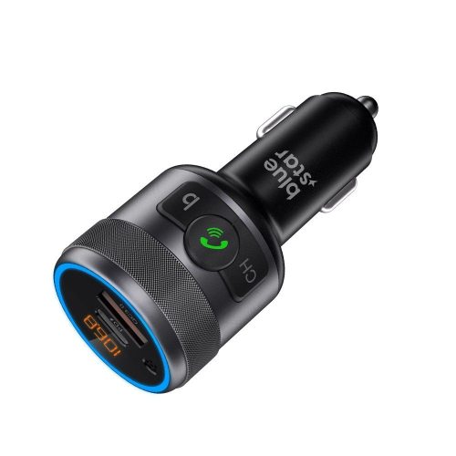 BLUE STAR FM transmitter  QC3.0 PD 42W AutoHarmony C81 szürke