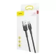 Baseus Cable USBA-USBC 3 méter 2A szövet fekete