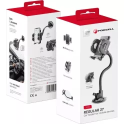   FORCELL F-GRIP Normál 27 cm-es autós tartó szélvédőhöz / műszerfalhoz 