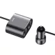 BASEUS autós töltő 2 x USB A + 2 x szivargyújtó 80W 3,1A CRDYQ-01 - fekete