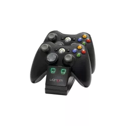  Venom VS2891 Xbox 360 fekete dupla töltőállomás + 2db akkumulátor