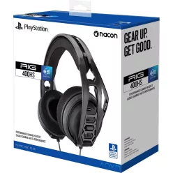 NACON RIG 400 HS gaming headset, fekete