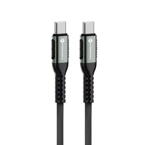 Forcell F-enegry type c -c adatkábel 100W 3méter, fekete