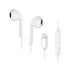 FORCELL F-AUDIO HR-ME25 vezetékes fülhallgató Lightning mikrofonnal fehér