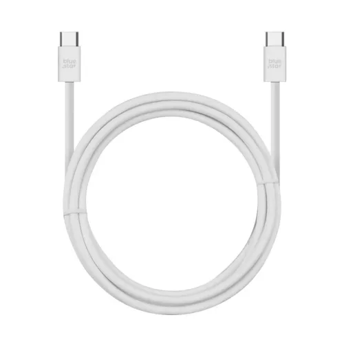 BLUE STAR kábel Type C - Type C 6A 60W QC4.0 Q28 1 m fehér