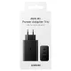 Samsung Trio 65W Töltő adapter 2*USB-C + USB-A fekete (EP-T6530NBE)