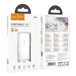   Hordozható vezeték nélküli router USB A Hoco WiFi HI40 fehér