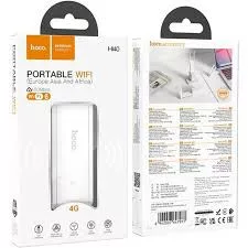 Hordozható vezeték nélküli router USB A Hoco WiFi HI40 fehér