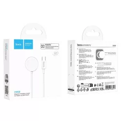   Hoco 2,5W-os USB-C vezeték nélküli töltő Apple Watch és Samsung Watch CW59 