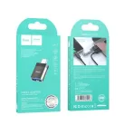 Hoco UA17 átalakító USB 3.0 (type-C, USB) OTG átalakító Type-C-ről USB-A-ra, fekete
