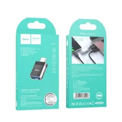   Hoco UA17 átalakító USB 3.0 (type-C, USB) OTG átalakító Type-C-ről USB-A-ra, fekete