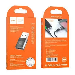 HOCO UA17 USB-A/USB-C OTG Adapter fekete