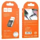 HOCO UA17 USB-A/USB-C OTG Adapter fekete