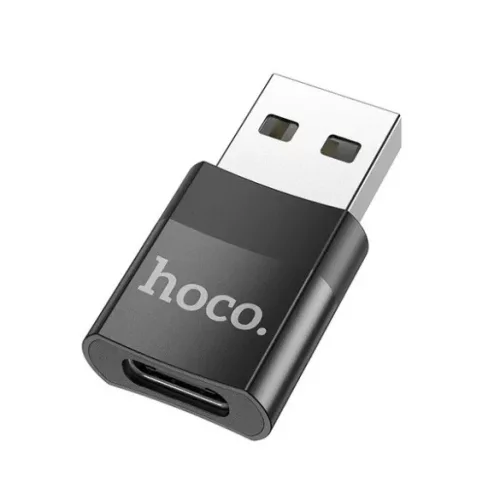 HOCO UA17 USB-A/USB-C OTG Adapter fekete
