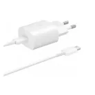 SAMSUNG hálózati töltő Type-C aljzat (45W, PD gyorstöltő + 180cm Type-C kábel)