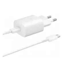   SAMSUNG hálózati töltő Type-C aljzat (45W, PD gyorstöltő + 180cm Type-C kábel)