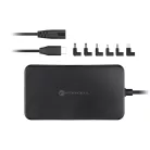 FORCELL F-ENERGY E856 univerzális laptop töltő 90W (6 adapter) - fekete